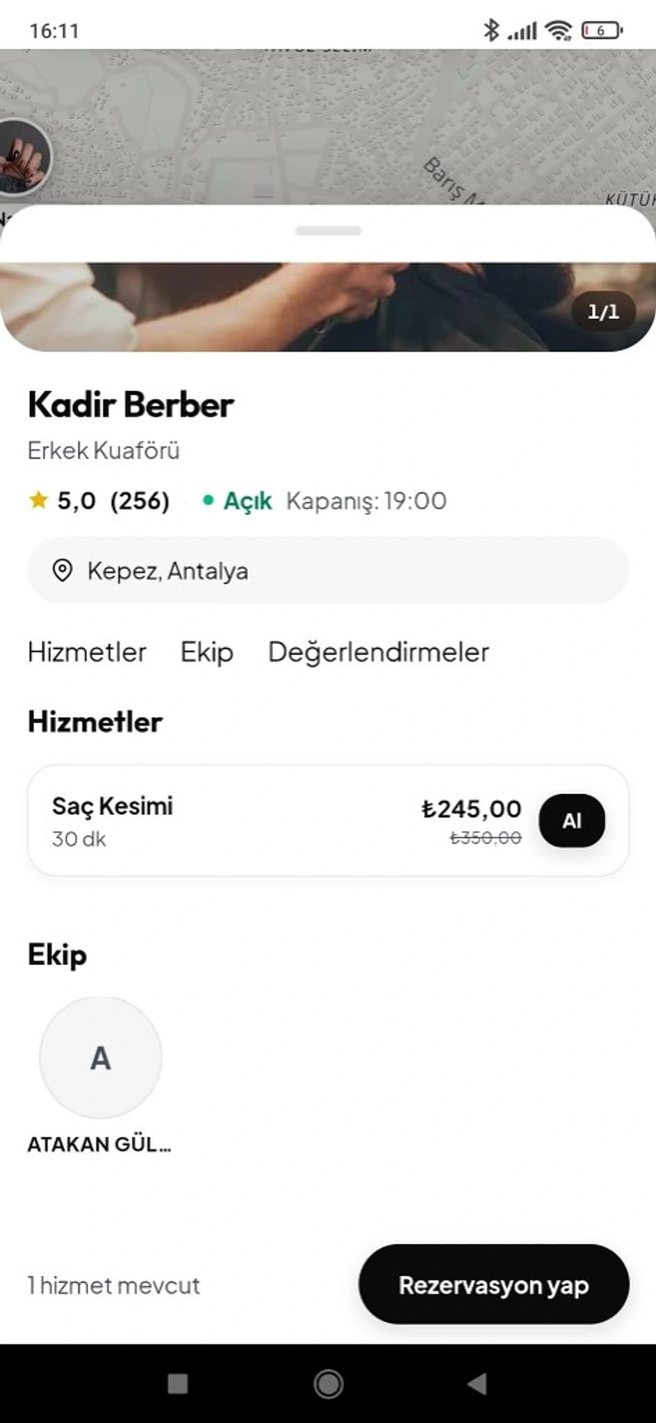 Sıradaki Randevu — işletme profili ve rezervasyon